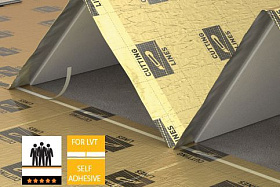 Подложка Arbiton Secura LVT Click Smart 1,5 мм под виниловый замковой ламинат/для теплого пола (6,25 м²/уп), 1 кв.м.